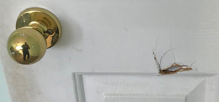 interior door hole repair Manteca